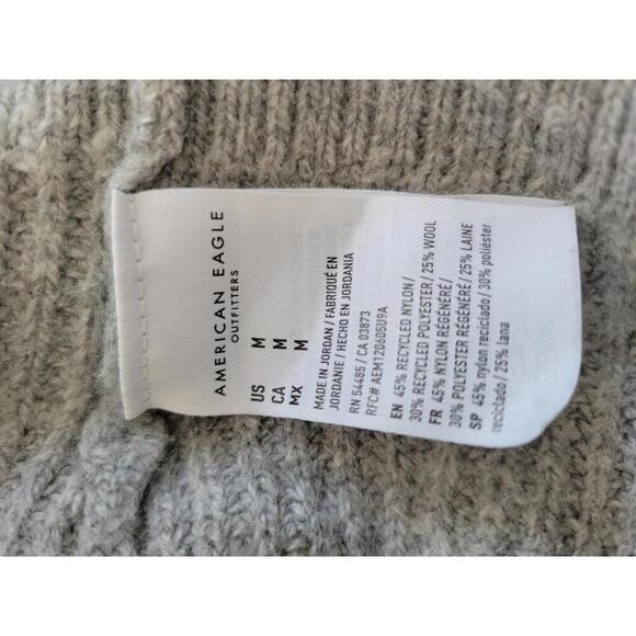 American Eagle Outfitters medium gray 1/4 zip sweater - Picture 4 of 5